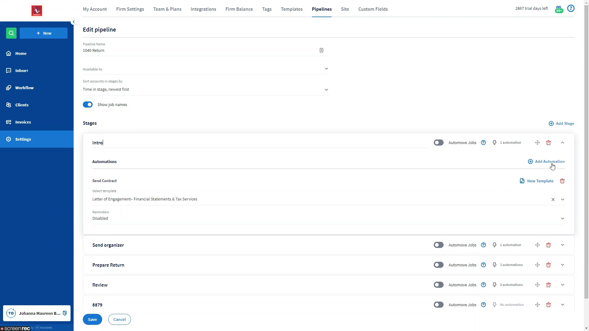 How To Automate Sending Invoices - TaxDome