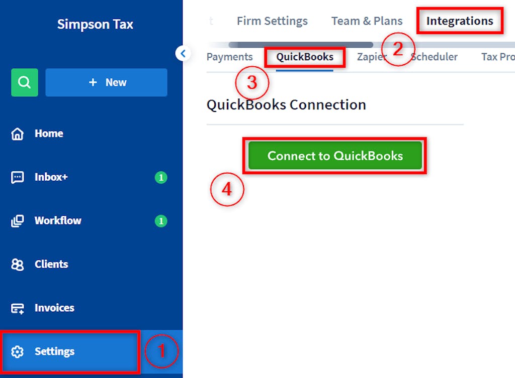 QuickBooks Integration (Basic): Connect, Sync, Disconnect