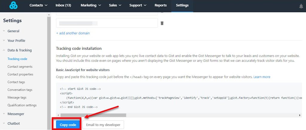 Sitio web personalizado (avanzado): Añadir chat en vivo