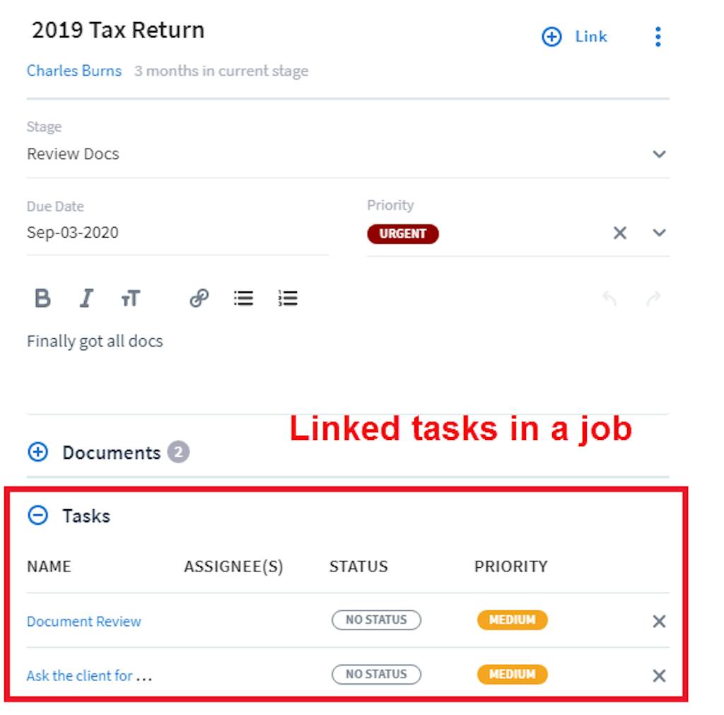 Tasks (Advanced): Linking Tasks to Jobs & Automove
