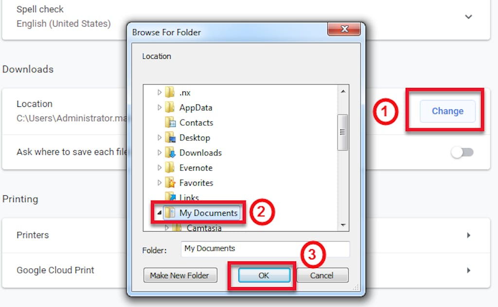 How to Specify Where Files Are Downloaded