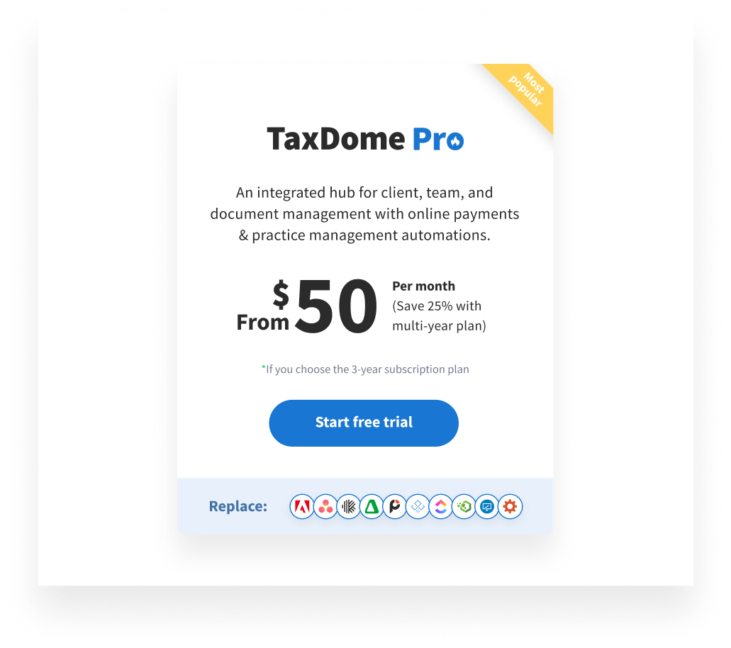 TaxDome price