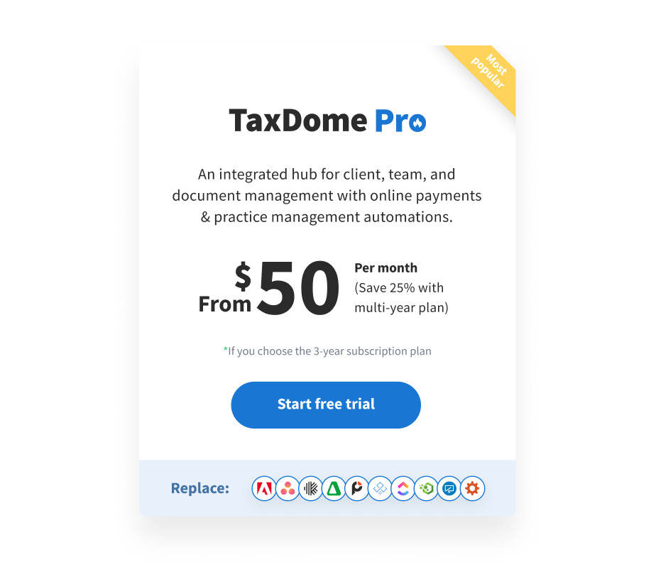 TaxDome Price