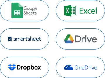 Storage and spreadsheet