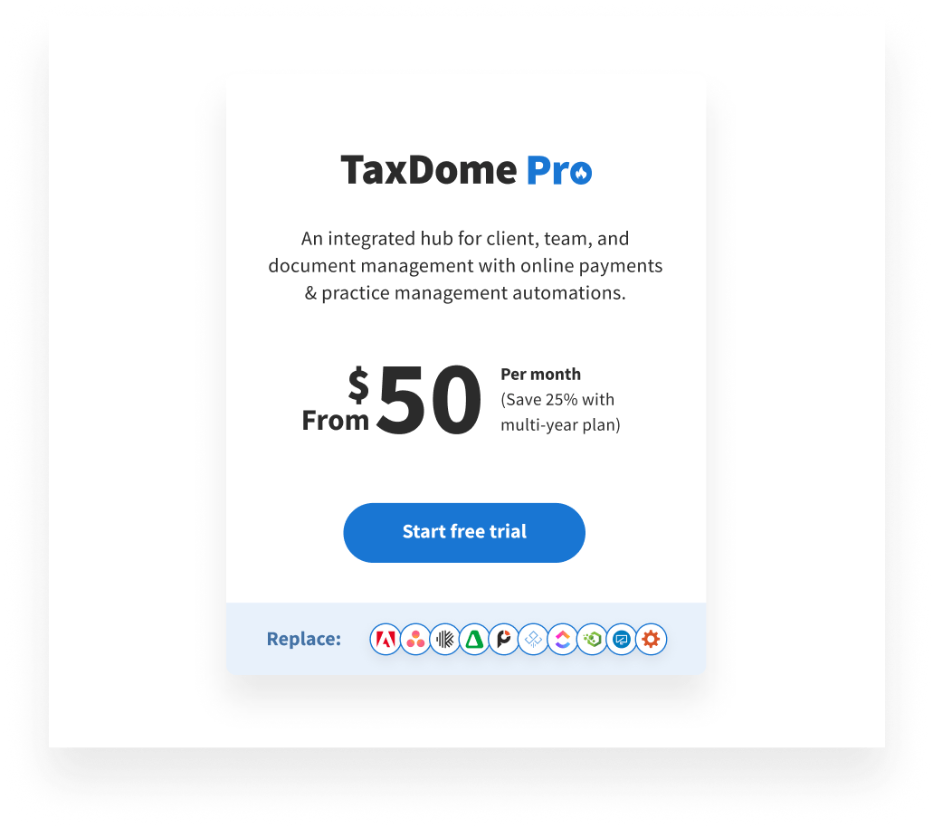 TaxDome vs Karbon practice management software