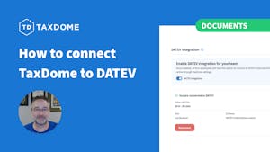 How to connect TaxDome to DATEV